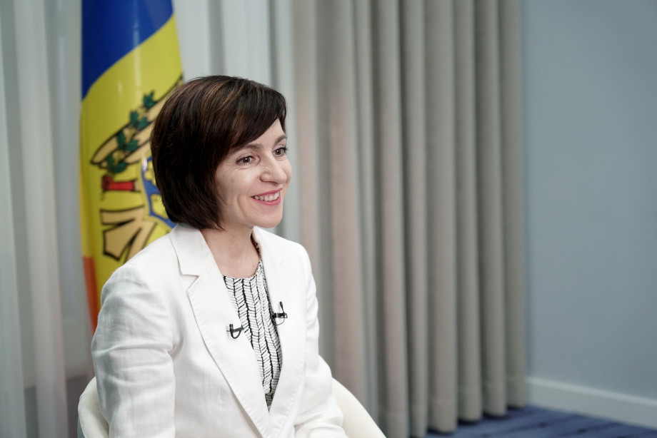 Интервью премьер-министра Молдовы Майи Санду Межгосударственной телерадиокомпании «МИР»