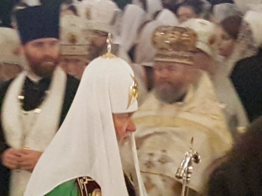Патриарх Кирилл в Петербурге провел литургию в память своего духовного учителя
