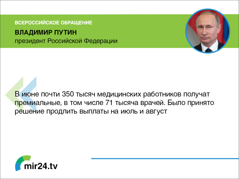 Обращение Владимира Путина к россиянам. ГЛАВНОЕ