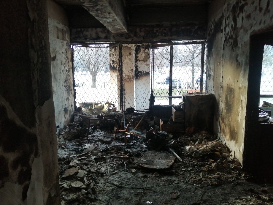 Сожгли дотла: аким Алматы посетил офис телеканала «МИР»