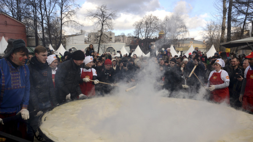 В москве испекли блин