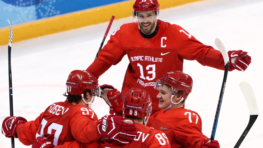 Российские хоккеисты разгромили Норвегию и вышли в полуфинал
