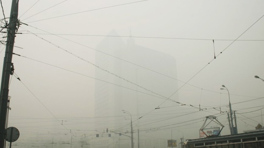 Фото: &quot;«МИР 24»&quot;:http://mir24.tv/, москва, смог, дым