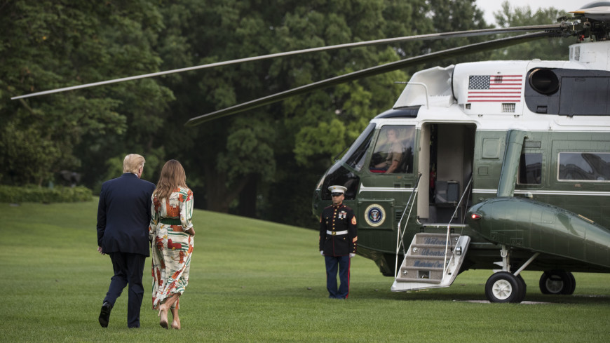 Меланья Трамп отправилась в Великобританию в платье с Биг-Беном