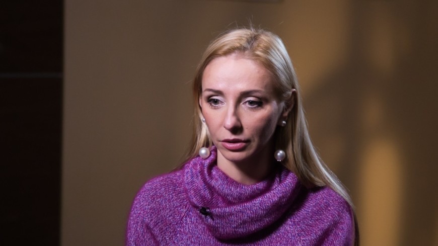 Татьяна Навка дала интервью телеканлу Мир
