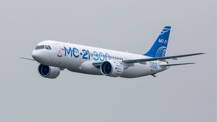 Самолет МС-21 совершил перелет из Иркутска в Ульяновск