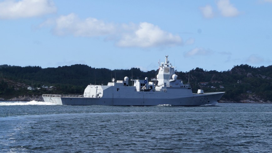 В Норвегии подняли затонувший военный фрегат