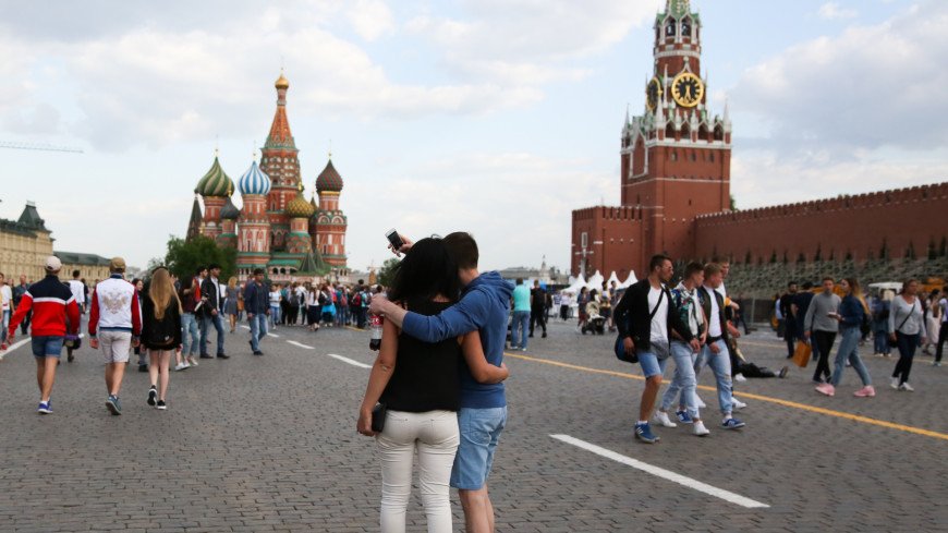 Красная площадь, Кремль, Люди, Туристы