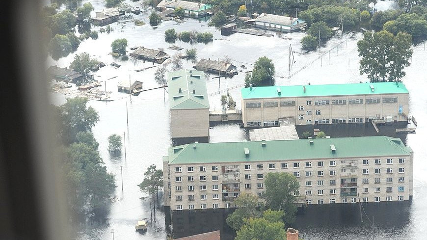 Фото: &quot;Сайт президента РФ&quot;:http://kremlin.ru/, разлив реки, паводки, затоп, потоп, дожди, дождь