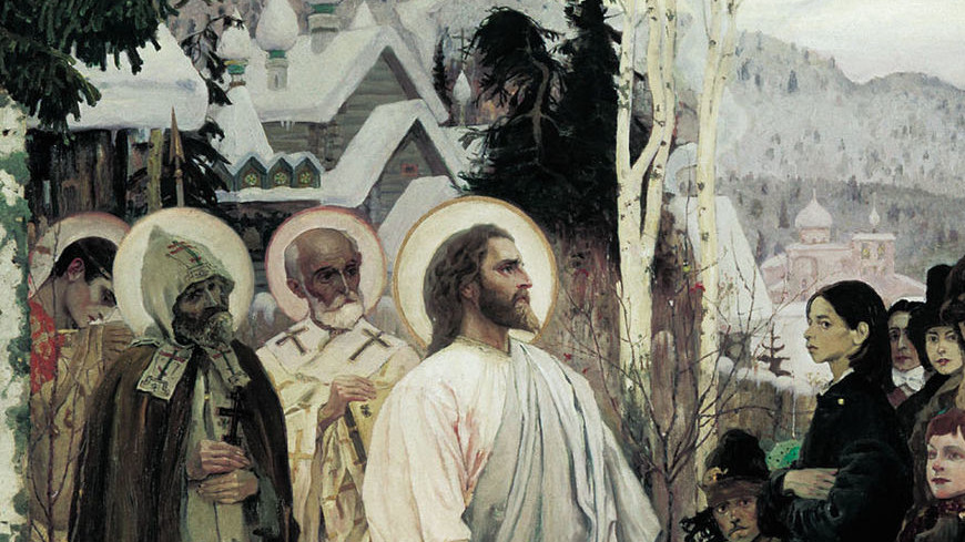 Картину Нестерова «Святая Русь» впервые отправили на масштабную реставрацию