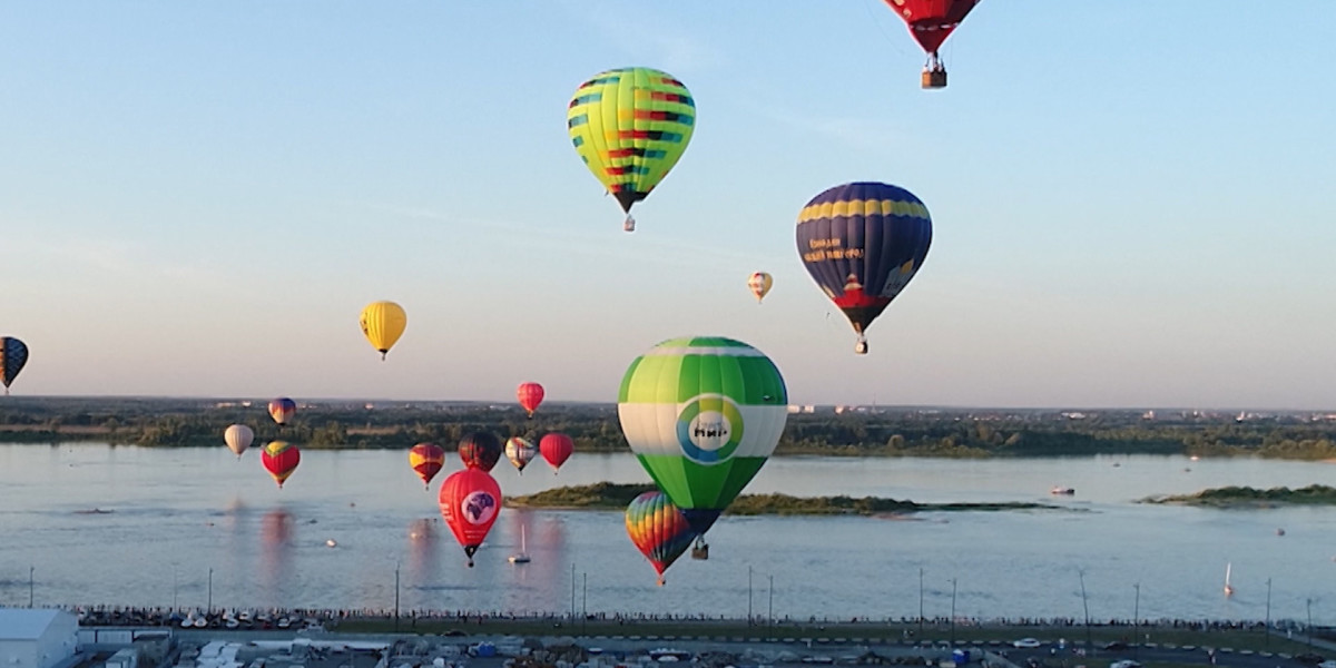 Воздушные шары в Нижнем Новгороде фестиваль 2022