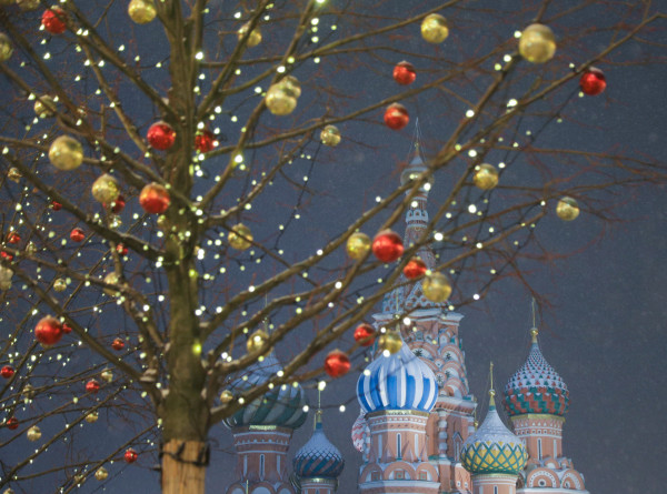 Как украсили Москву к Новому году. Фотолента