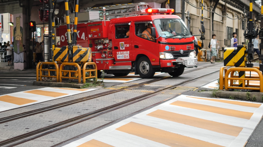 При пожаре в Осаке погибли не менее пяти человек