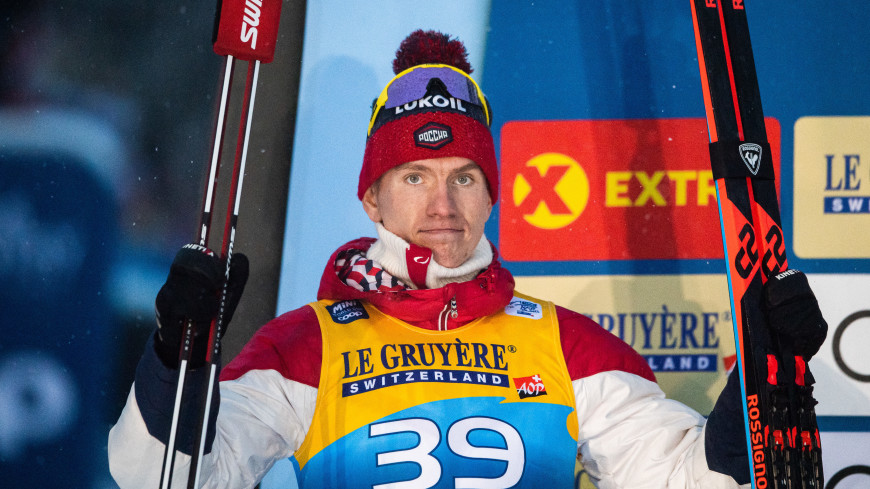 Российский лыжник Большунов занял второе место в классической гонке «Тур де Ски»
