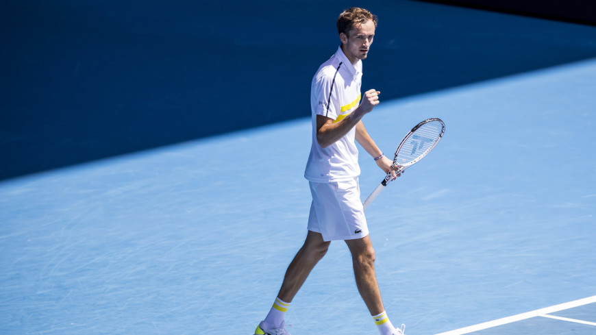 Россиянин Даниил Медведев впервые в карьере вышел в финал Australian Open