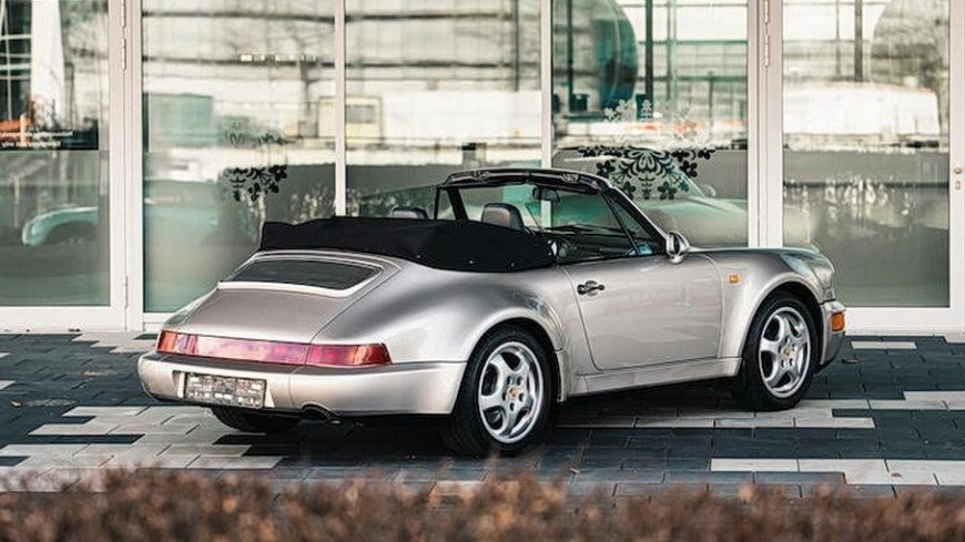 В Париже на аукционе будет продан эксклюзивный кабриолет Porsche Диего Марадоны