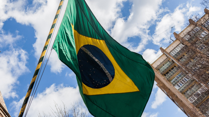 москва, архитектура, улицы, улица, бразилия, флаг бразилии