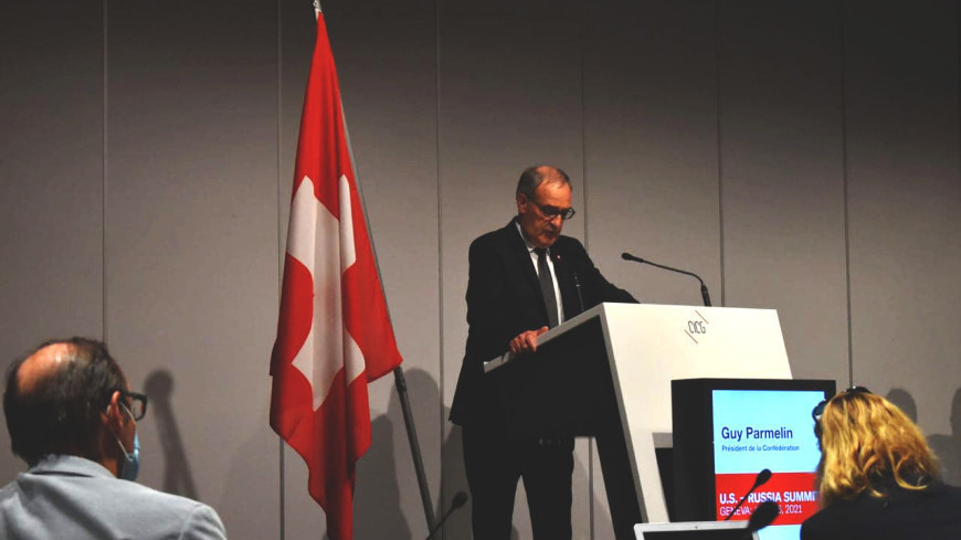 Президент Швейцарии Ги Пармелен: Общение двух великих держав отвечает интересам всего мира