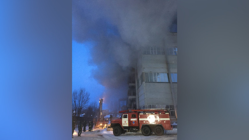 В здании возле завода им. Дегтярева под Владимиром произошел пожар