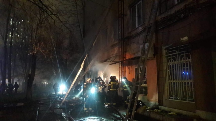 МЧС: В московском хостеле, где вспыхнул пожар, проживали 150 граждан стран СНГ
