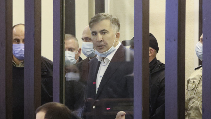 Саакашвили впервые выступил на заседании суда в Грузии
