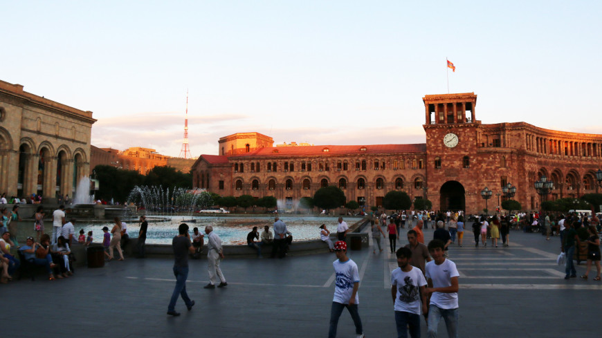 Площадь республики в городе Ереван,Армения, Площадь республики, Ереван, Правительство Армении, 