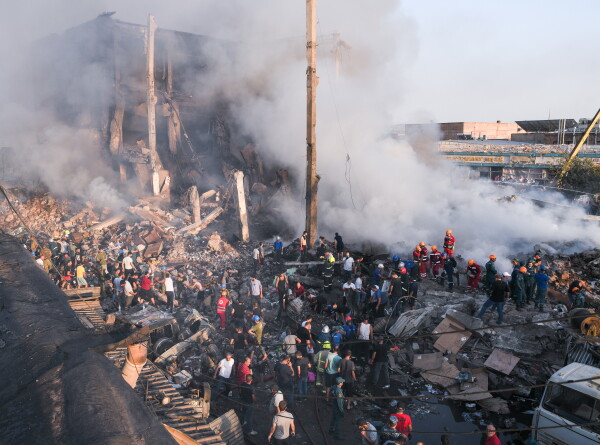 Территория рынка «Сурмалу» в Ереване оцеплена из-за угрозы обрушения здания