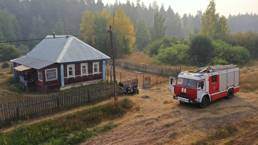 Жителям эвакуированных из-за пожаров рязанских сел разрешили возвращаться домой