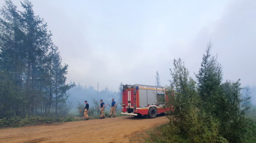 Лесные пожары подступают к поселкам в Якутии