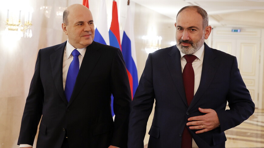 Мишустин и Пашинян обсудили по телефону сотрудничество в торгово-экономической сфере
