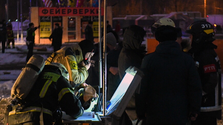 В районе пожара в ТЦ в Химках зафиксирована повышенная концентрация фенола