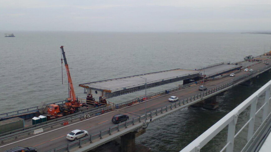 Восстановленную автодорогу Крымского моста открыли для движения