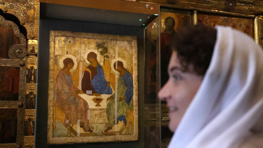 Икона «Троица» вернулась в экспозицию Третьяковской галереи