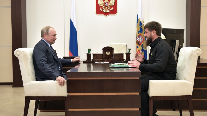 Кадыров рассказал Путину о социально-экономической ситуации в Чечне