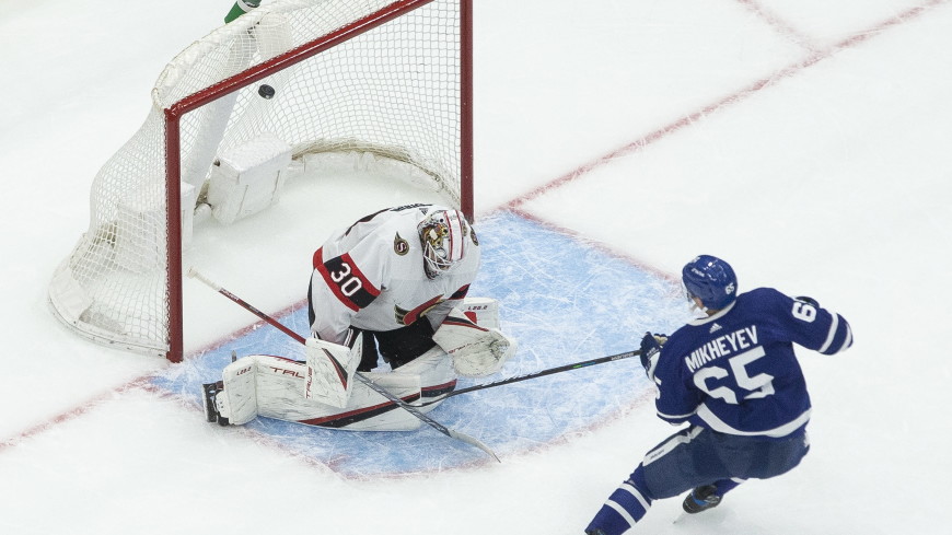 Две шайбы российского форварда Михеева помогли «Торонто» разгромить «Оттаву» в матче НХЛ