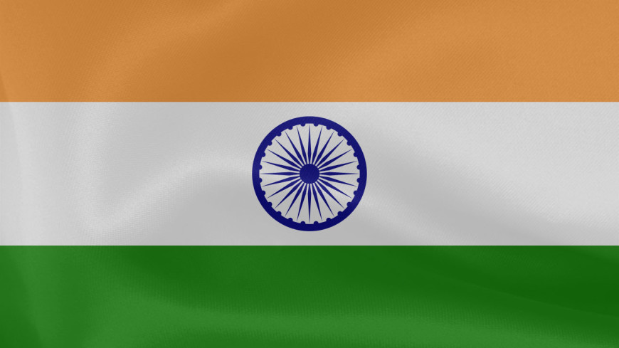 Изображение: &quot;«МИР 24»&quot;:http://mir24.tv/, флаг индии, индия