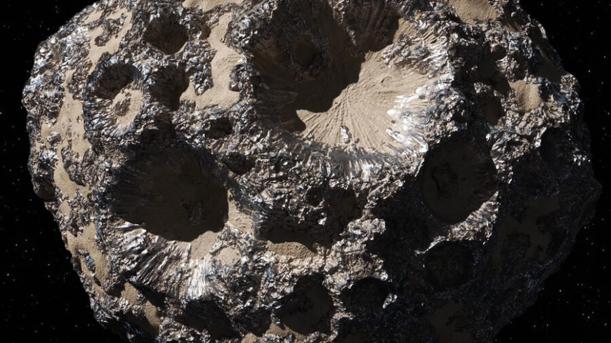 Астрономы составили карту поверхности астероида Психея