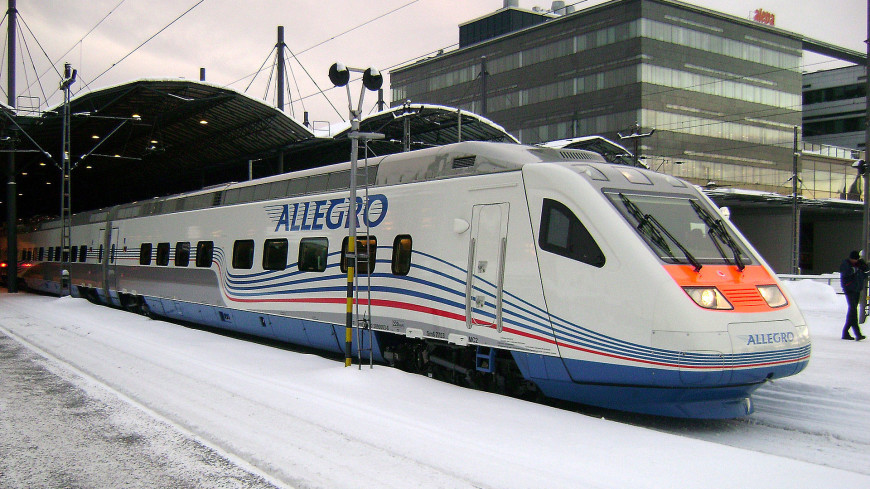 СМИ: Поезд «Аллегро» перестанет курсировать между Хельсинки и Петербургом 26 марта
