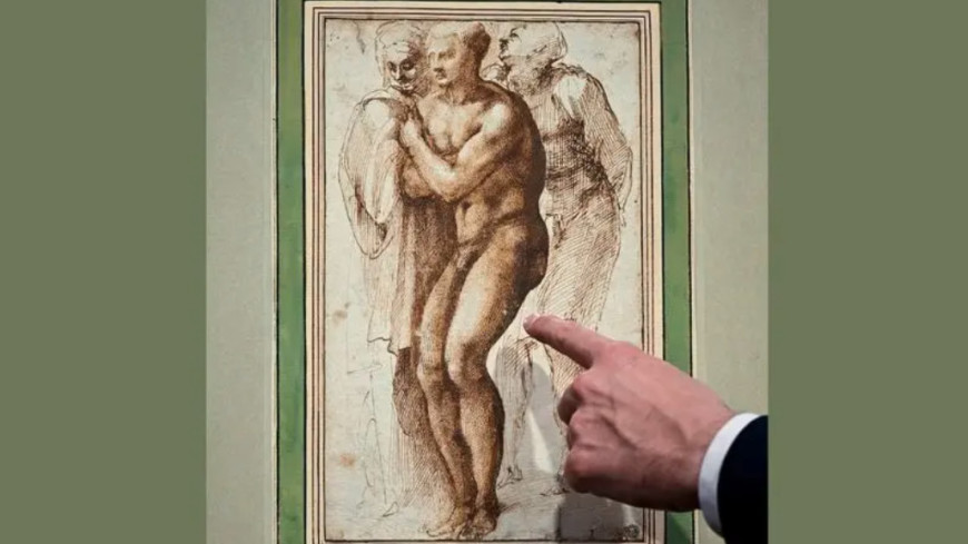 На аукционе за 23 миллиона евро продали редкий рисунок Микеланджело