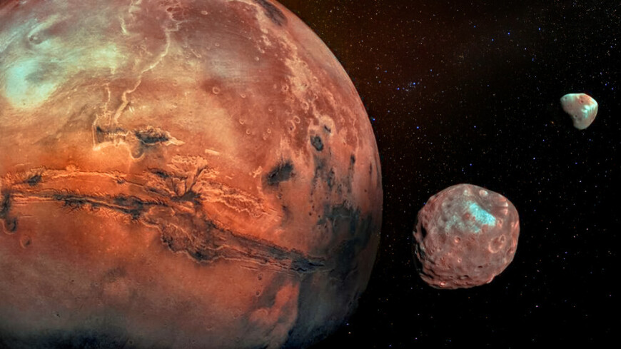 На спутнике Марса заметили признаки разрушения