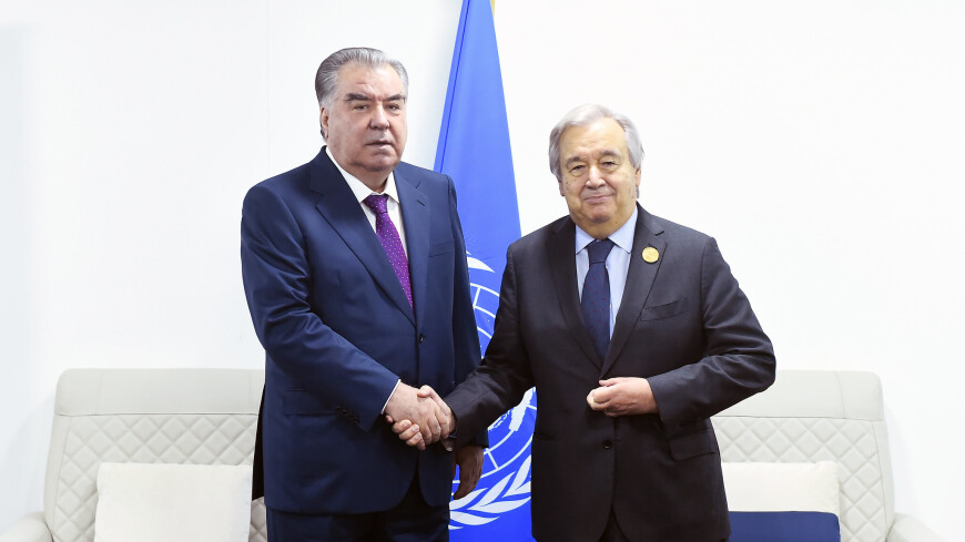 Президент Таджикистана обсудил сотрудничество с генсеком ООН и главой Всемирного банка