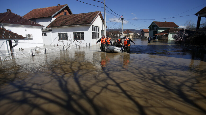 Чрезвычайное положение из-за угрозы наводнения введено на юге Сербии