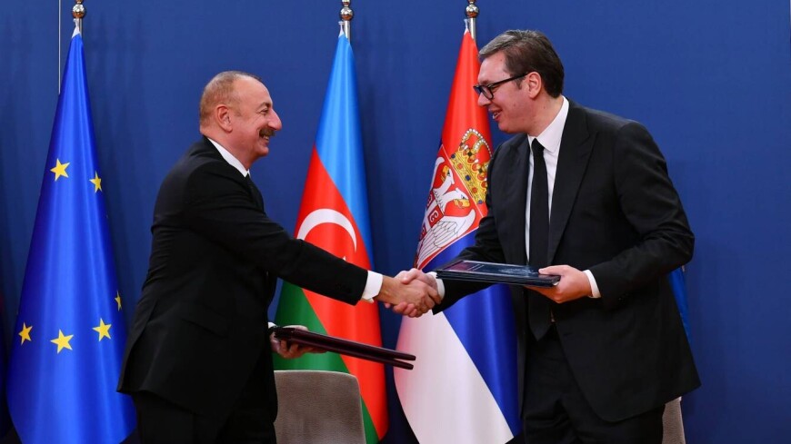 Алиев и Вучич подписали меморандум о стратегическом партнерстве Азербайджана и Сербии