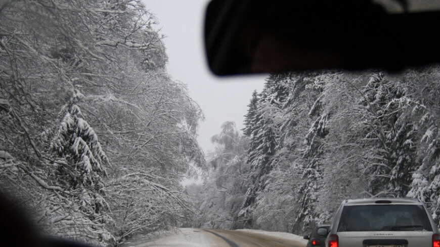 Фото: Елизавета Шагалова, &quot;«МИР 24»&quot;:http://mir24.tv/, гололед, зима, дорога, снег, снегопад
