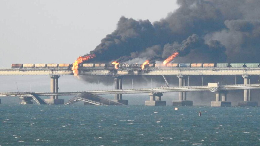 По факту подрыва Крымского моста возбуждено уголовное дело по статье «терроризм»