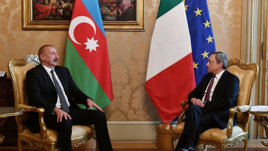 Алиев и Драги провели переговоры в Риме один на один