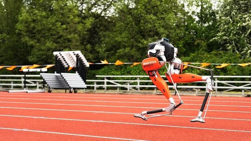 Двуногий робот установил рекорд Гиннесса на стометровке