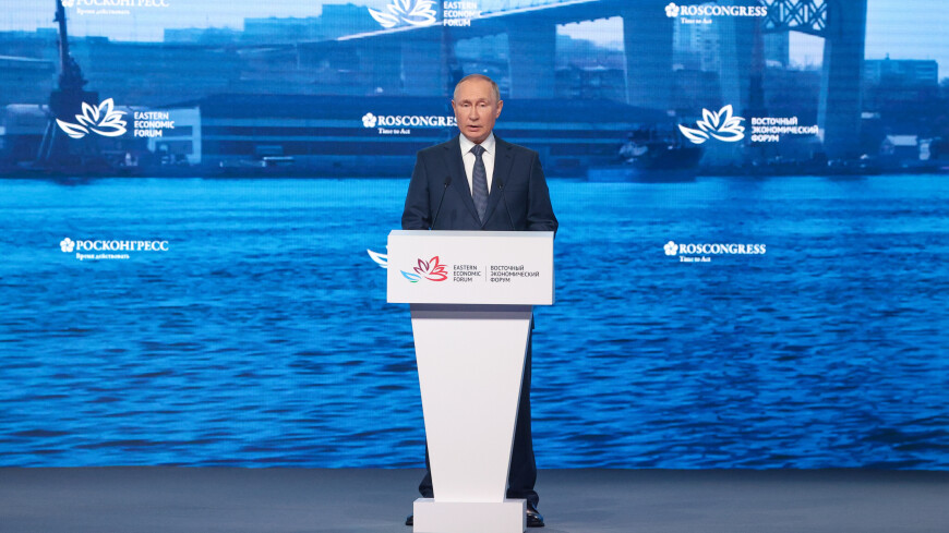 Путин на ВЭФ: Инфляция в России идет на снижение