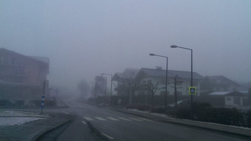 © Фото: &quot;Елизавета Шагалова, «Мир 24»&quot;:http://mir24.tv/, плохая видимость, туман, дорога в тумане, дорога, туман на дороге