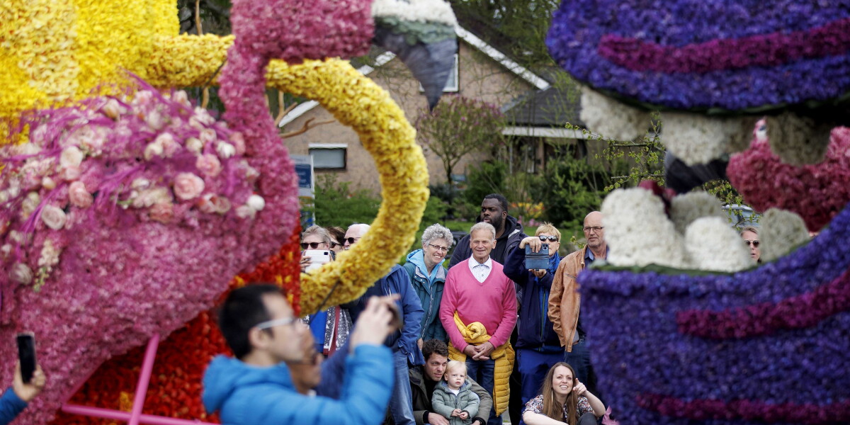 Цветочный фестиваль Bloemencorso в Нидерландах